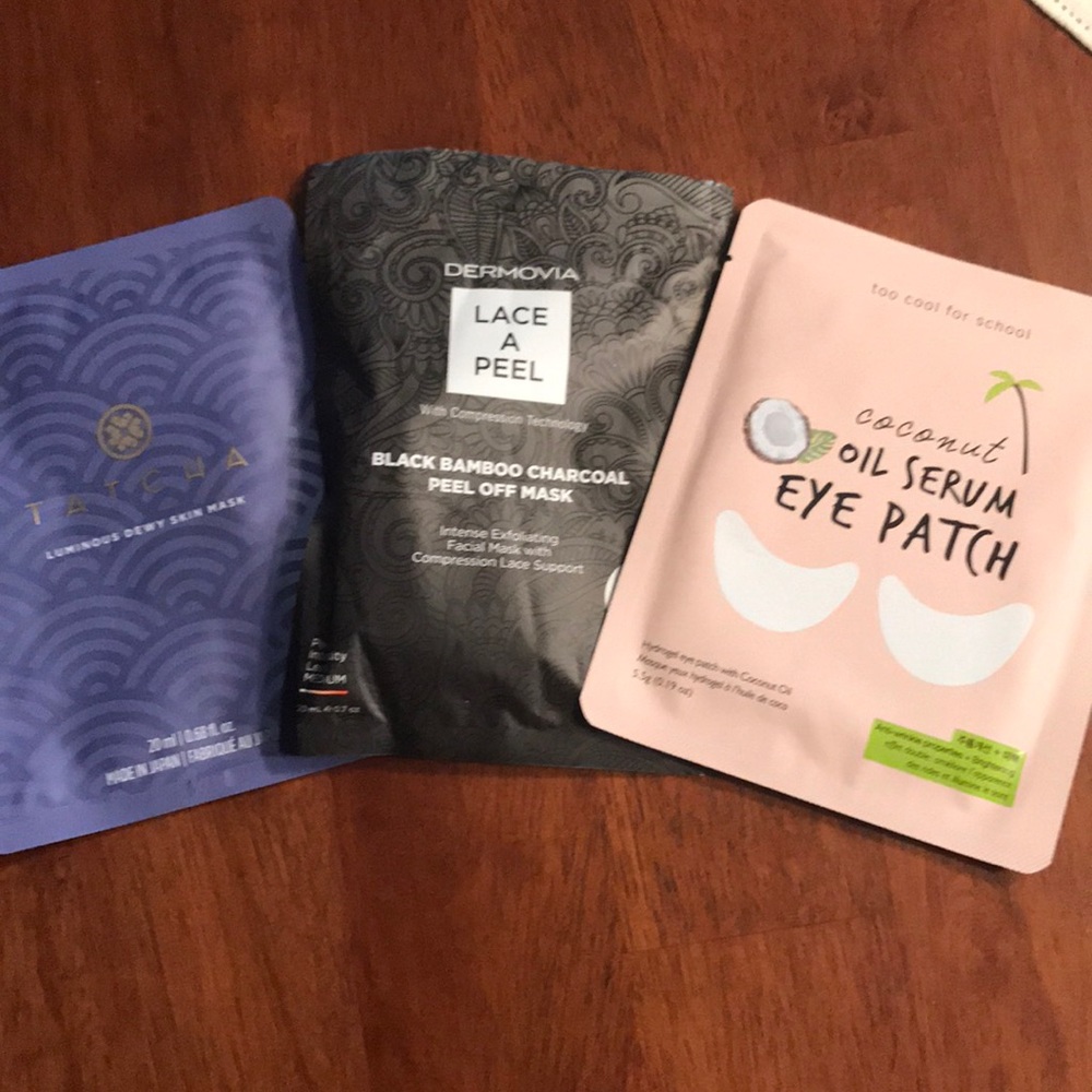 SOLD.        Bundle of 3 facial masks.